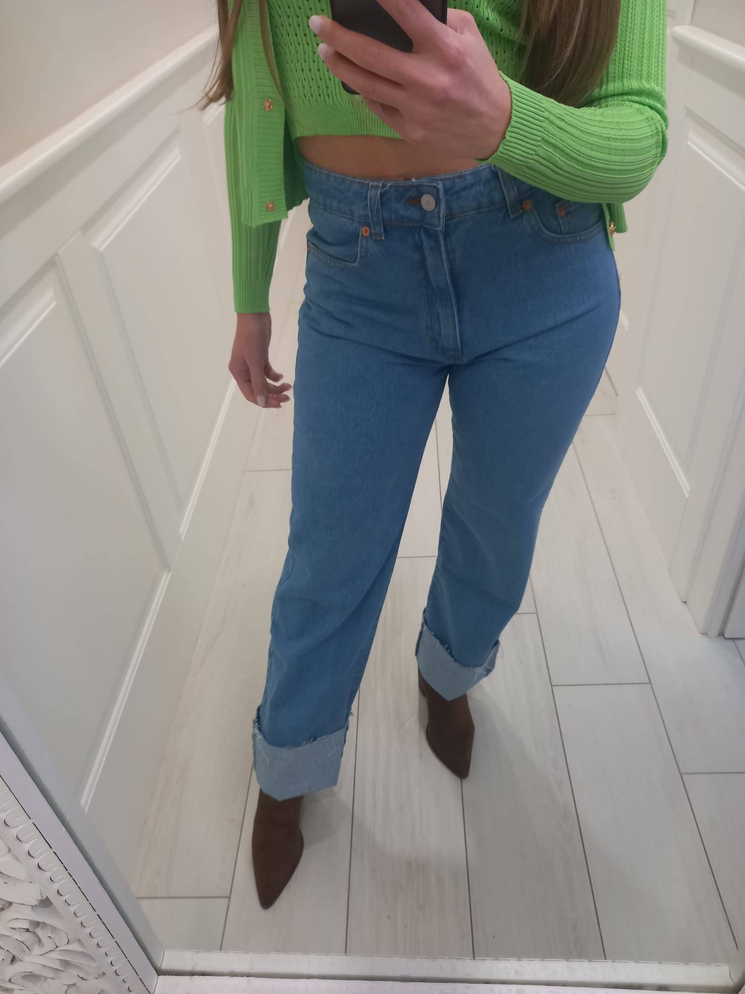 Denim Vita alta Palazzo - immagine 2