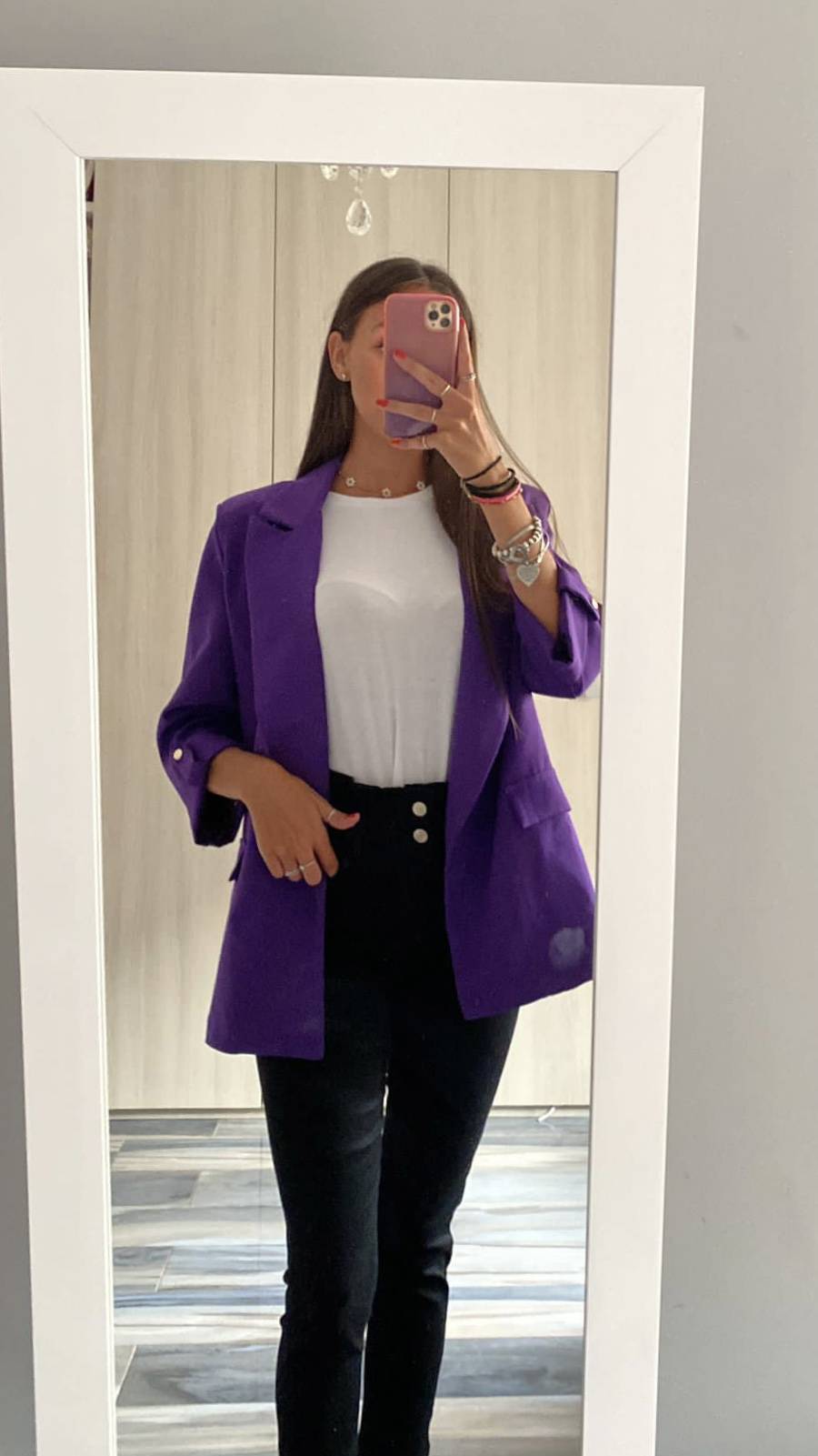 Blazer con maniche arrotolate - immagine 2