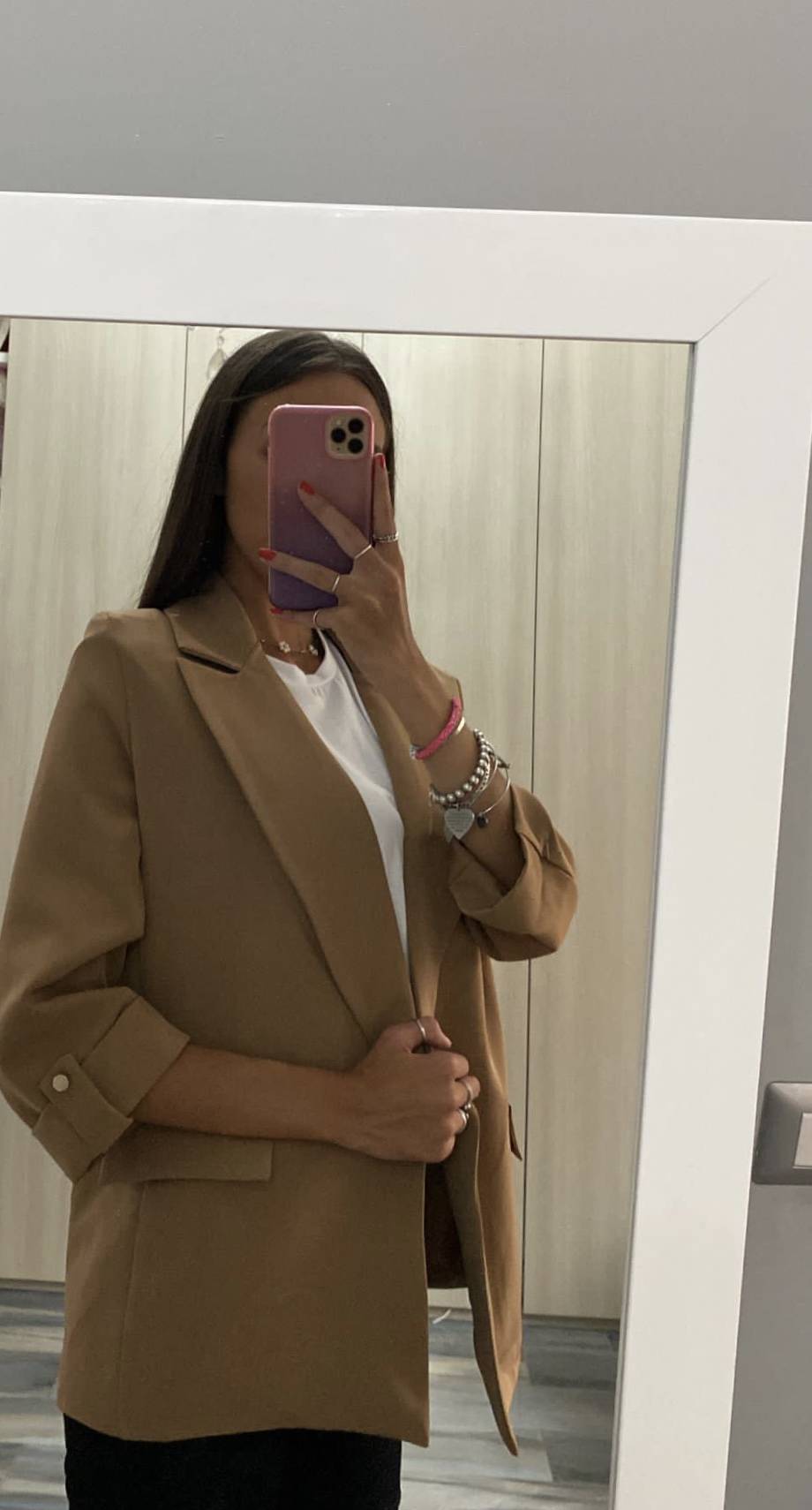 Blazer con maniche arrotolate - immagine 4