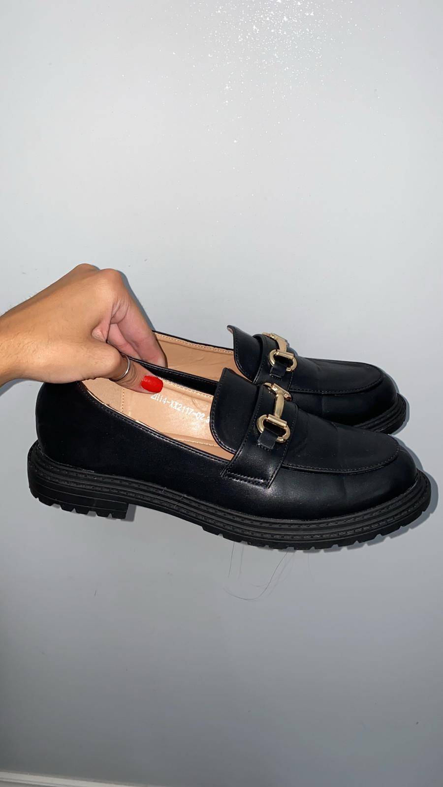 Mocassino con fibbia