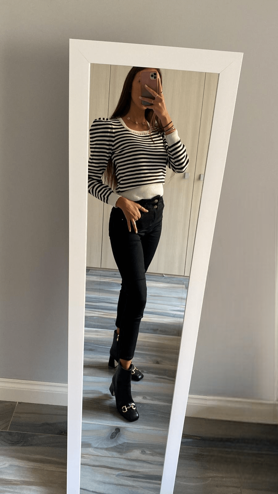 Maglia riga con catena