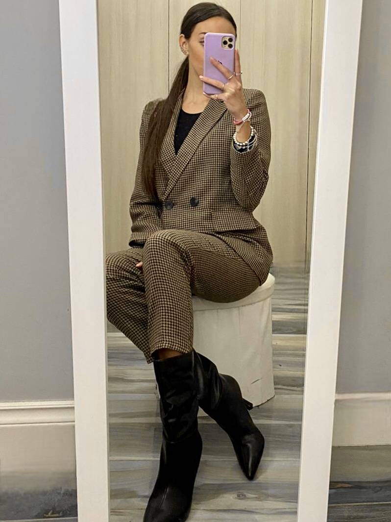 Tailleur quadretti vichy - immagine 4