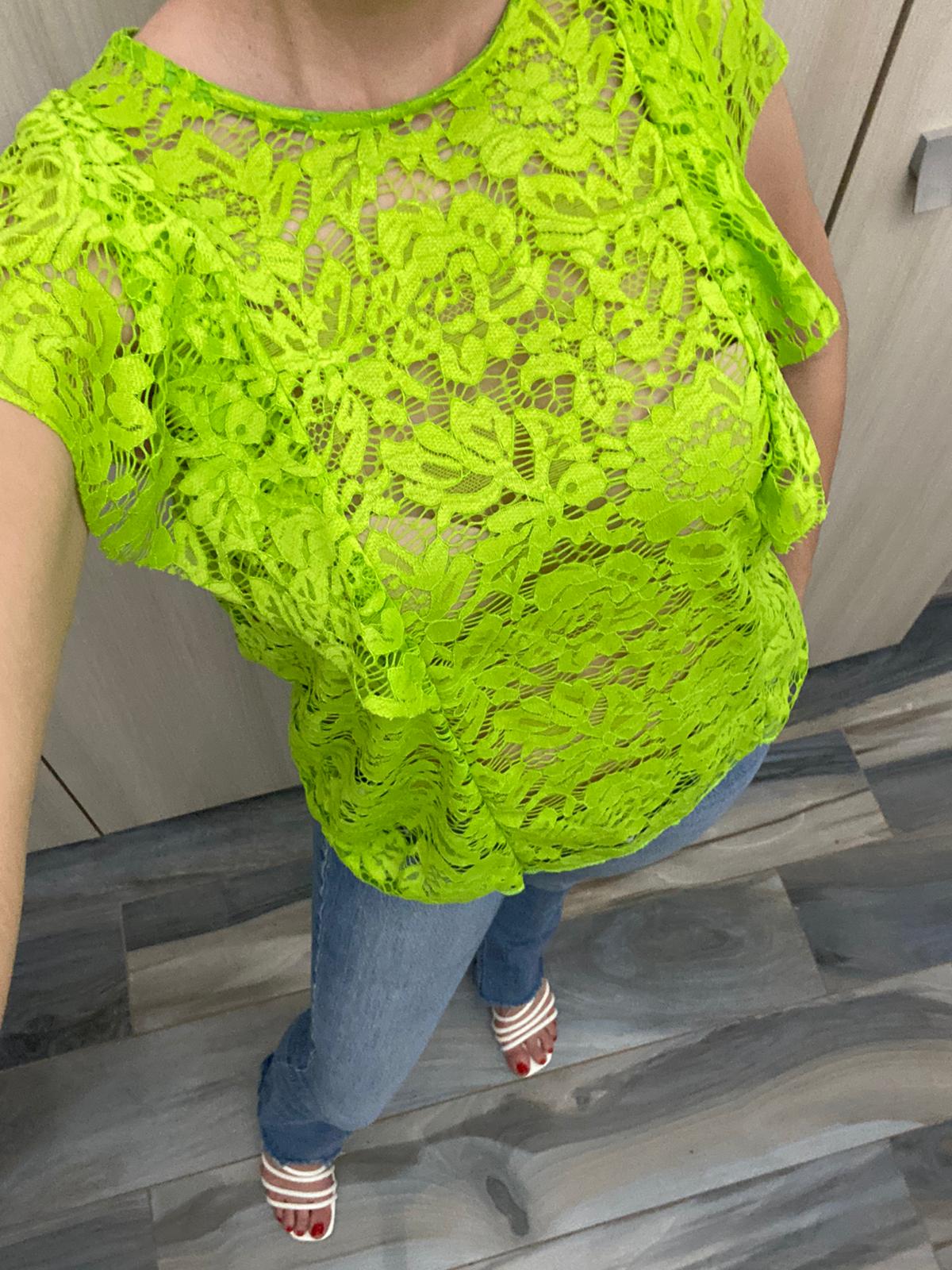 T-shirt in pizzo - immagine 7