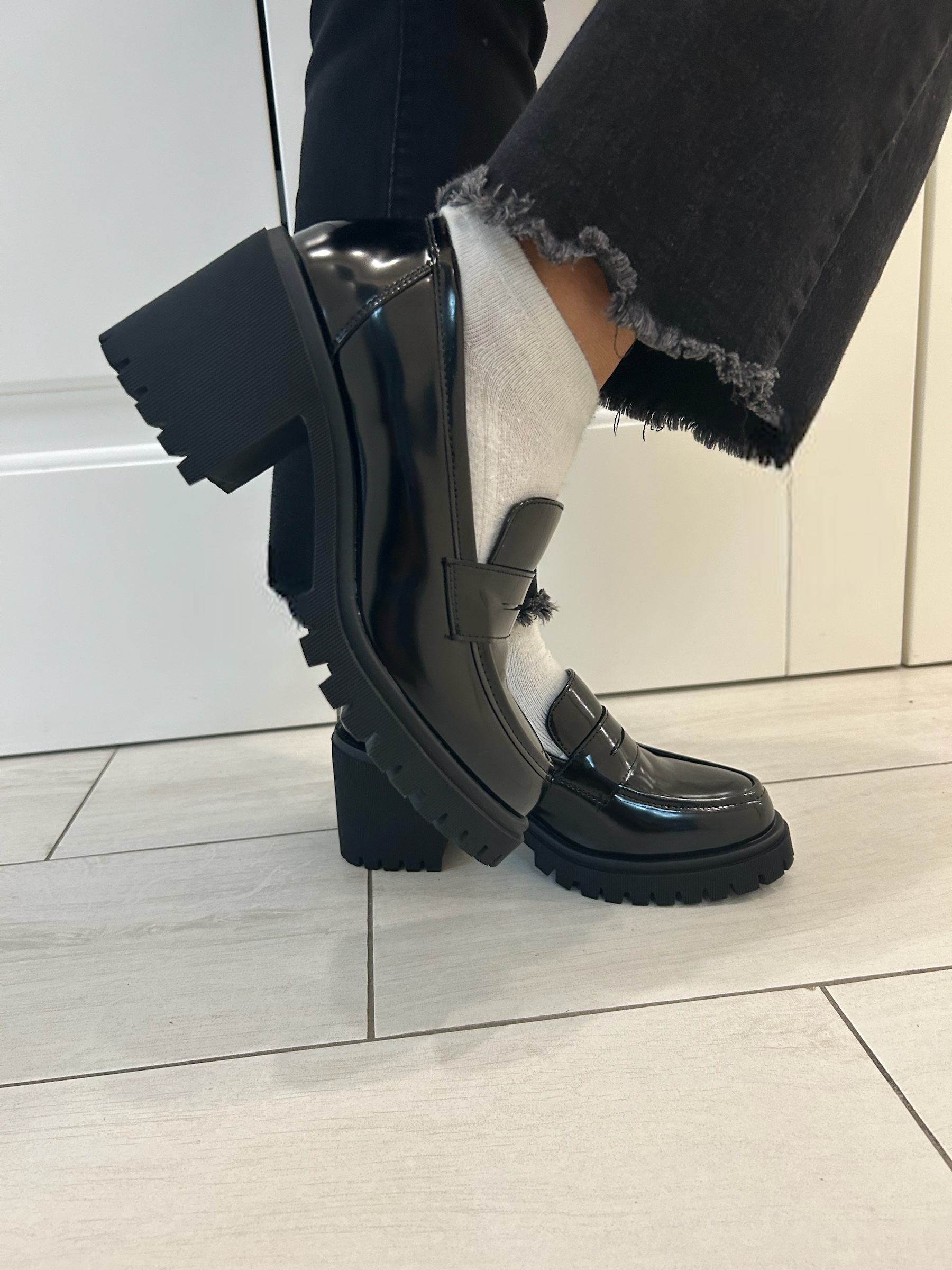 Mocassino tacco 6 cm - immagine 3