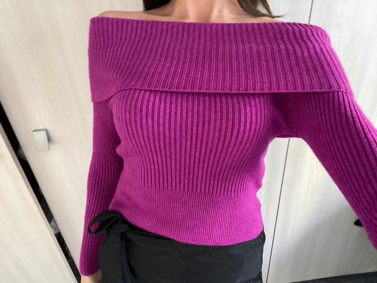 Maglione scollo a barca - immagine 2
