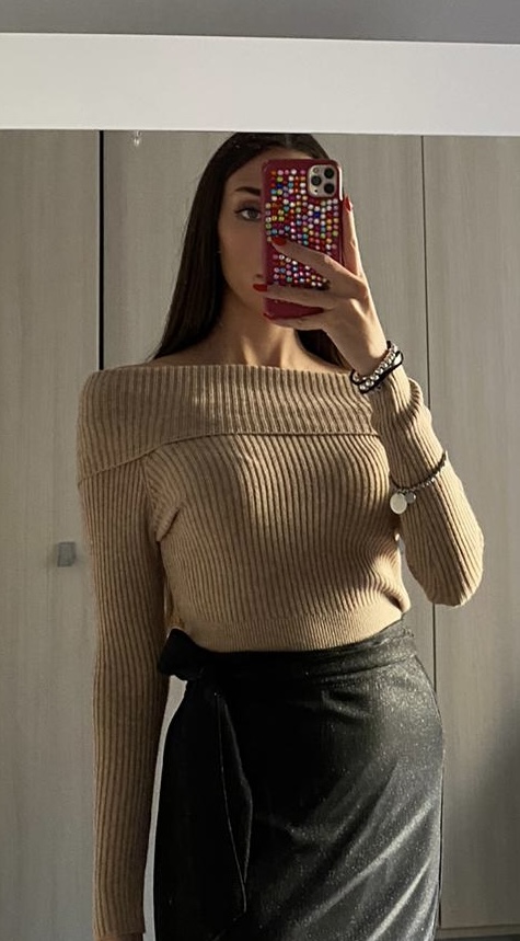 Maglione scollo a barca - immagine 7
