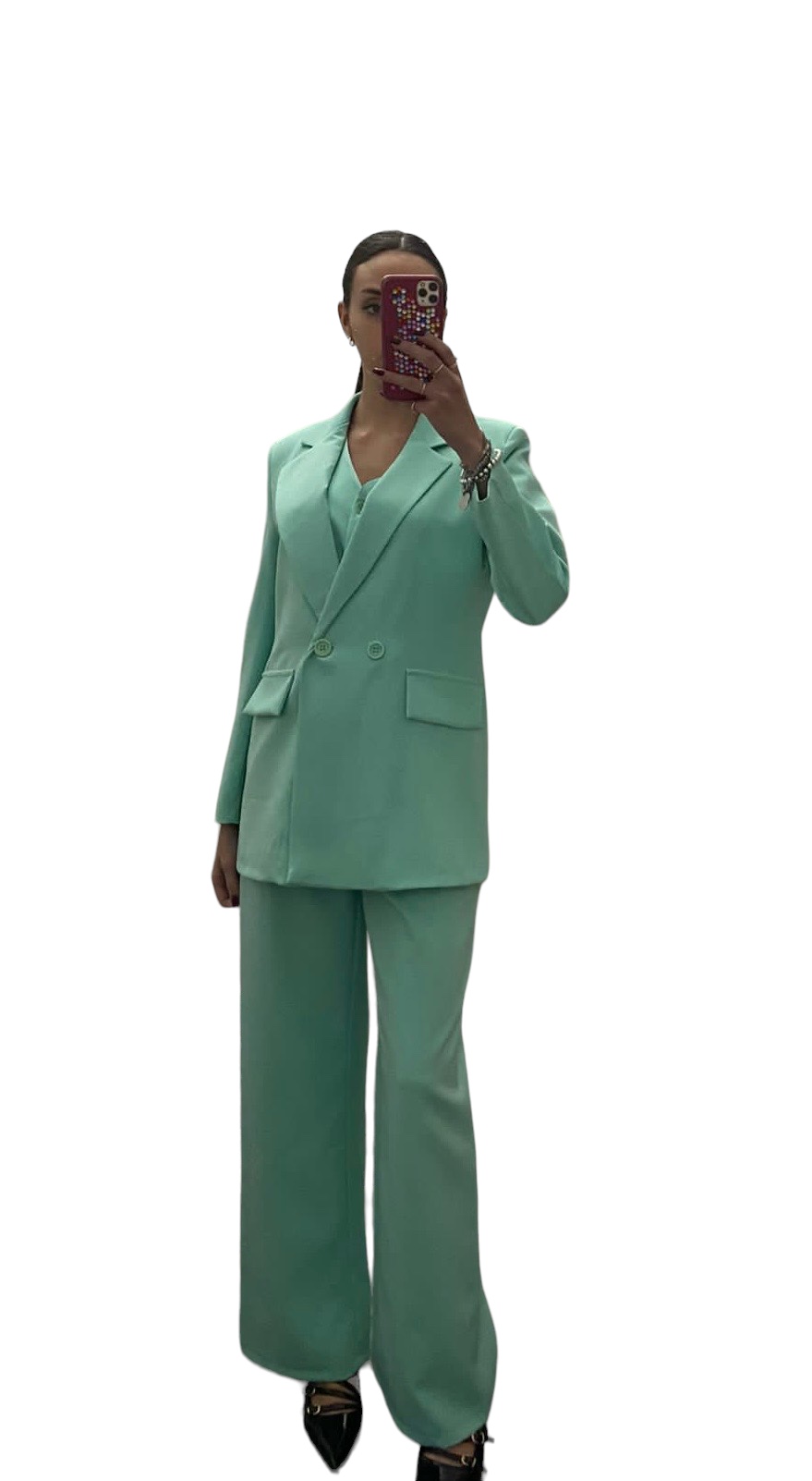 Set tailleur con gilet