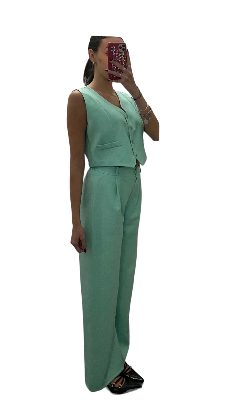 Set tailleur con gilet - immagine 3