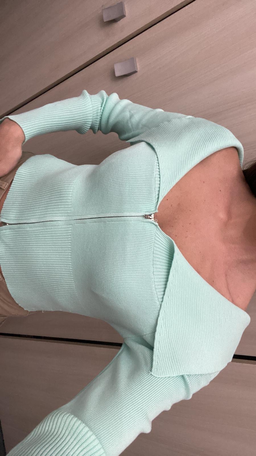 Maglia con collo e cerniera - immagine 13
