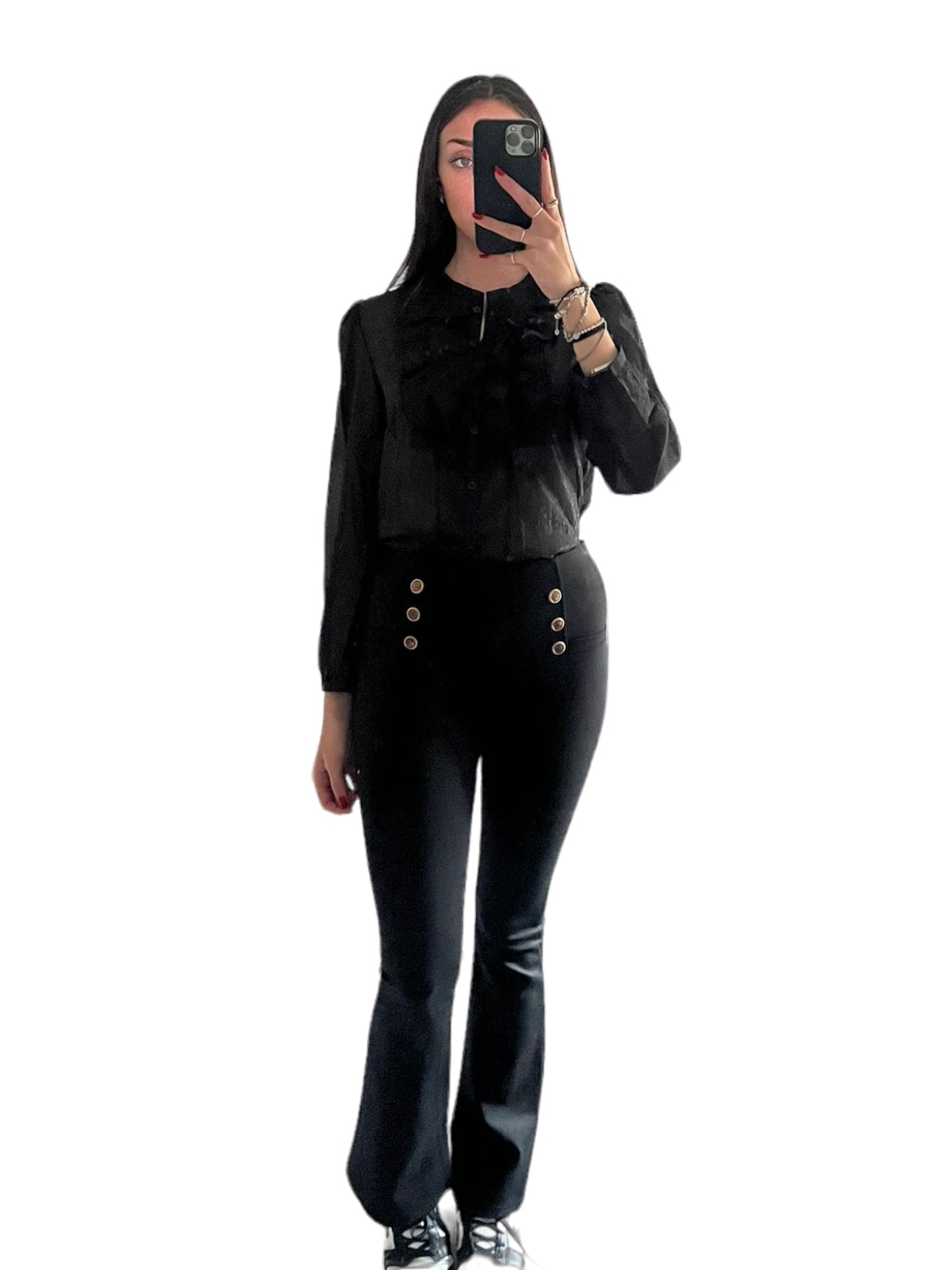 Camicia con balze - immagine 6