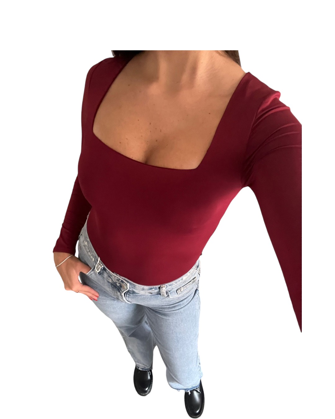 Maglia scollo quadrato - immagine 2