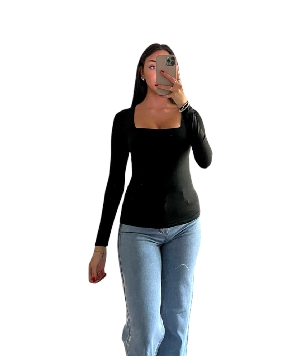 Maglia scollo quadrato - immagine 9