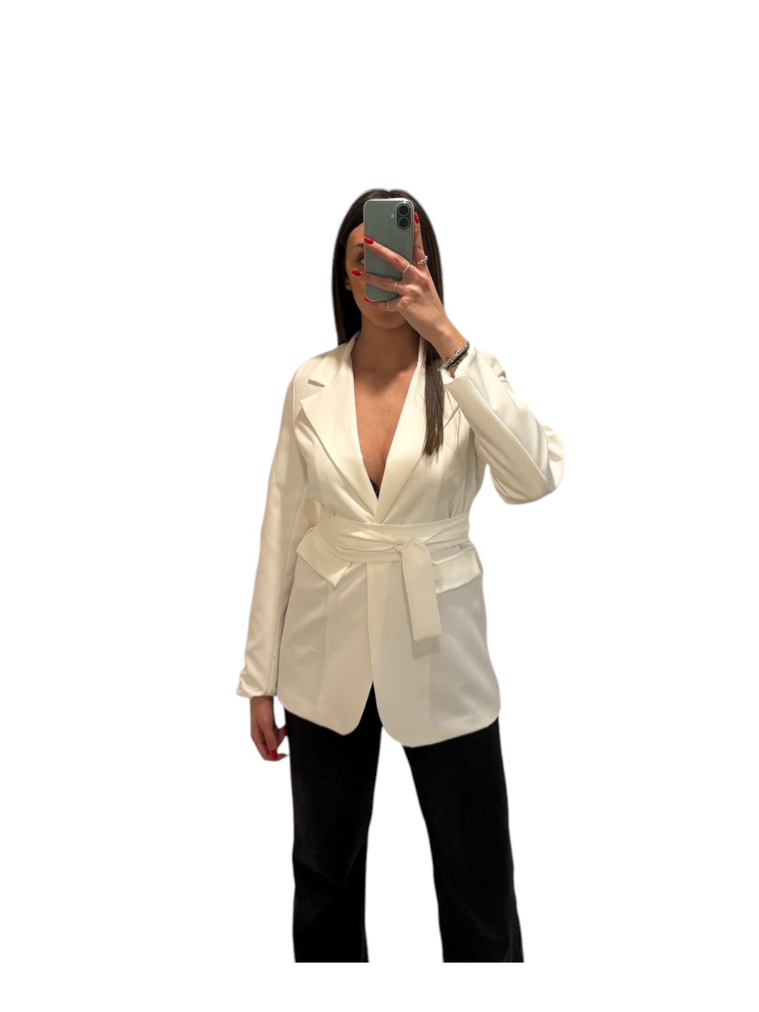 blazer con cintura - immagine 3